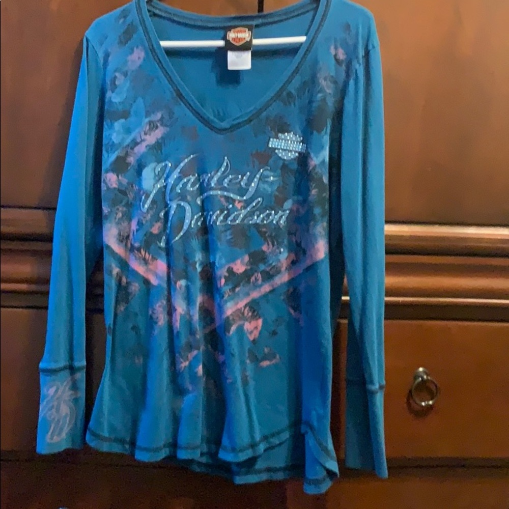 Ladies Harley Davidson long sleeve tee